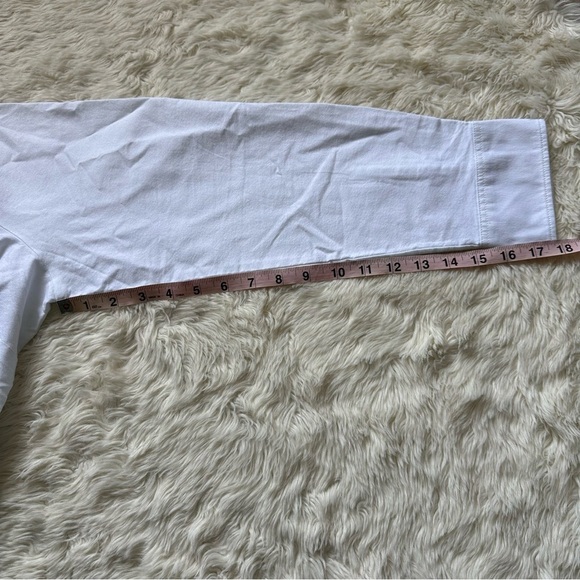 J. Crew Factory Top Button-Up Oxford Shirt in Signature Fit White 2X - Picture 12 of 12